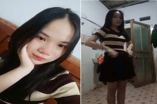 Khánh Huyền sợ hãi khi clip địt bị ba mẹ thấy